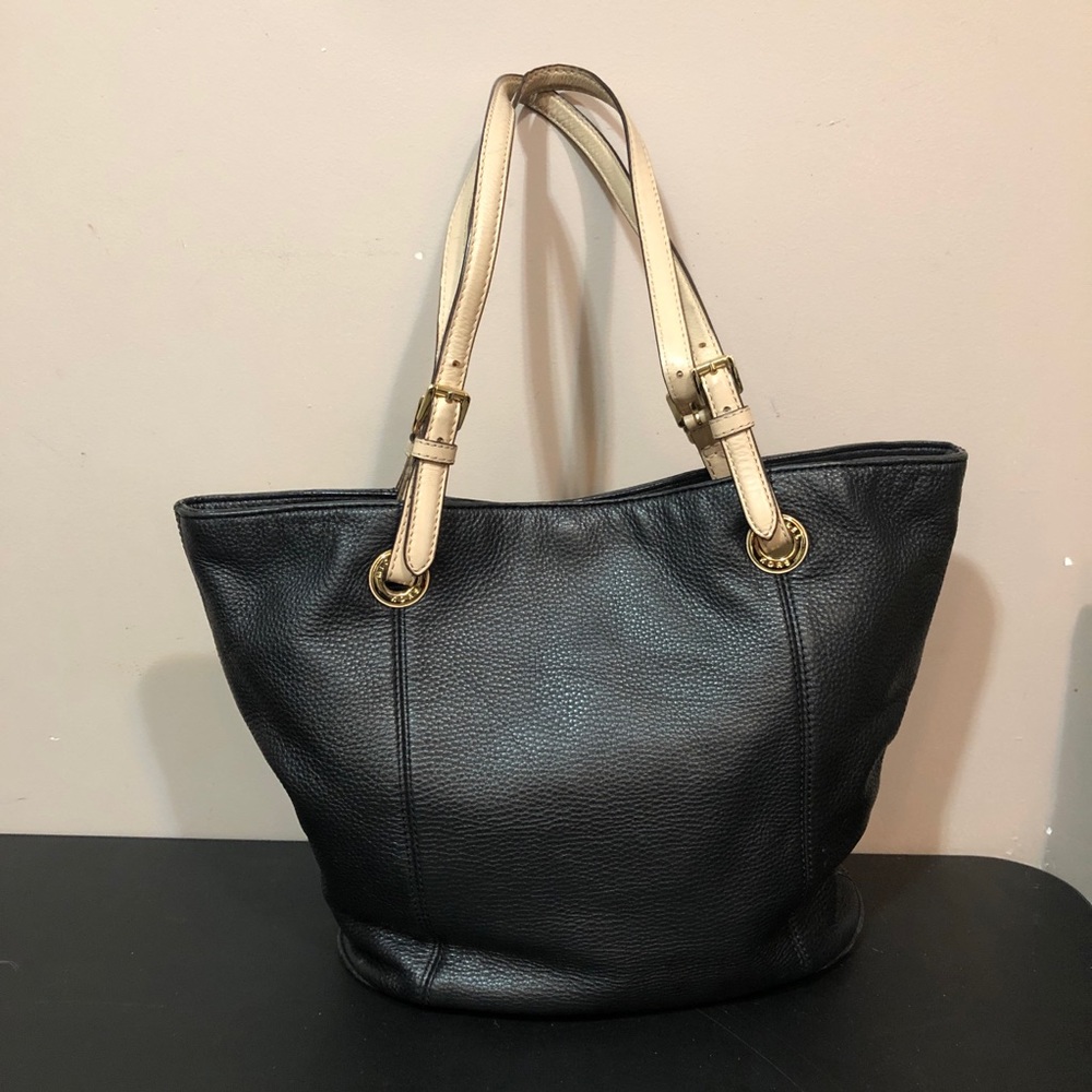Michael Kors Black Leather Tote
